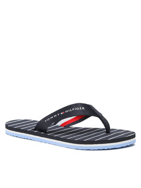 Tommy Hilfiger Tommy Hilfiger Japonki Essential Rope Sandal FW0FW07142 Granatowy