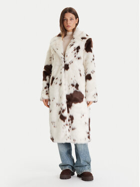 Vero Moda Vero Moda Futro Crystal 10343568 Beżowy Loose Fit