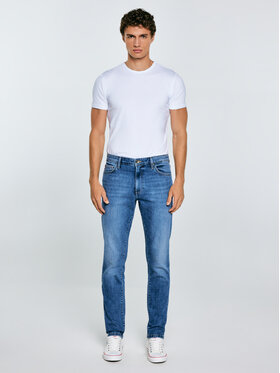 BIG STAR BIG STAR Jeansy HARPER Niebieski Tapered Fit
