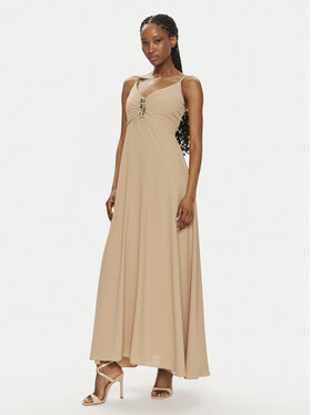 Rinascimento Rinascimento Rochie de seară CFC0119076003 Bej Regular Fit