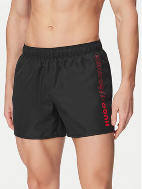 HUGO HUGO Badeshorts Tiki 50561111 Schwarz Regular Fit