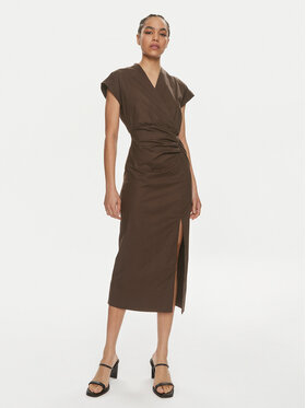 Marella Marella Vestito estivo Recoaro 2413221242 Marrone Regular Fit