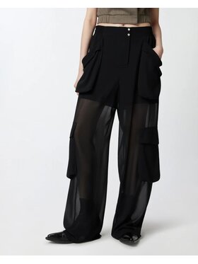 PINKO PINKO Pantaloni chino 87105 Nero Regular Fit