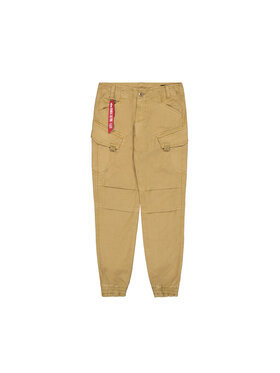 Alpha Industries Alpha Industries Spodnie cargo Force One Pant Beżowy Lyon Tapered Fit