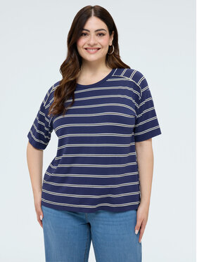 Fiorella Rubino Fiorella Rubino T-shirt G014L009536N0Z4 Blu Boxy Fit