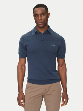 Guess Guess Polo majica M4GR07 Z3DN1 Mornarsko modra Regular Fit