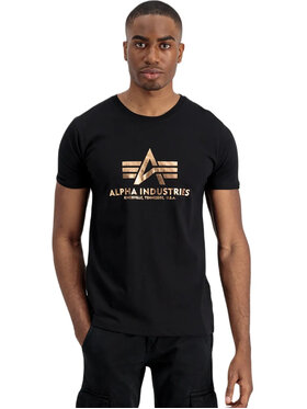 Alpha Industries Alpha Industries T-Shirt AI.100501FP-365-5XL Czarny Basic Fit