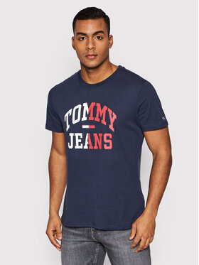 Tommy Jeans Tommy Jeans T-shirt Entry Collegiate DM0DM12421 Tamnoplava Regular Fit