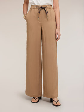 Motivi Motivi Pantaloni di tessuto P711Q004523N012 Crema Over Fit