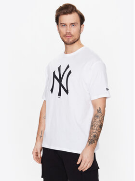 New Era New Era T-Shirt Yankees Mlb League Essential 60332283 Bordowy Oversize