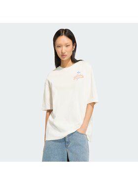 adidas adidas T-Shirt 165326 Biały Oversize