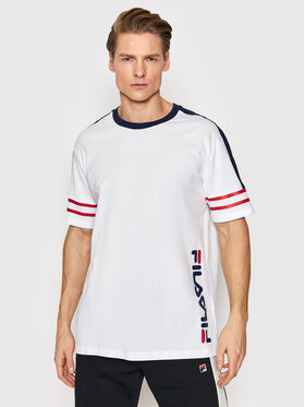 Fila Fila T-shirt Barstow 768989 Bianco Loose Fit