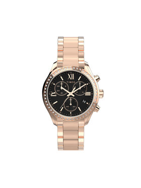 Timex Timex Zegarek Dress Chronograph TW2W20100 Różowe złoto
