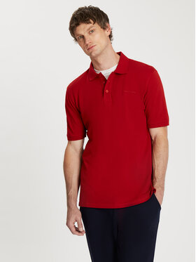 Cross Jeans Cross Jeans Polo 16087-007 Czerwony Regular Fit