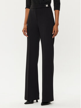 Rinascimento Rinascimento Pantaloni din material CFC0121719003 Negru Regular Fit