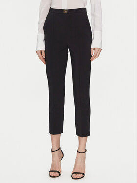 Elisabetta Franchi Elisabetta Franchi Παντελόνι υφασμάτινο PA-076-51E2-V280 Μαύρο Regular Fit