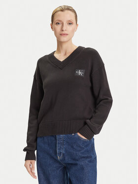 Calvin Klein Jeans Calvin Klein Jeans Пуловер LV047D352G Черен Regular Fit