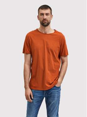 Selected Homme Selected Homme T-shirt Morgan 16071775 Marrone Regular Fit