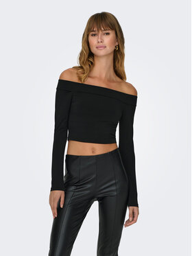 ONLY ONLY Blúzka 15302593 Čierna Slim Fit