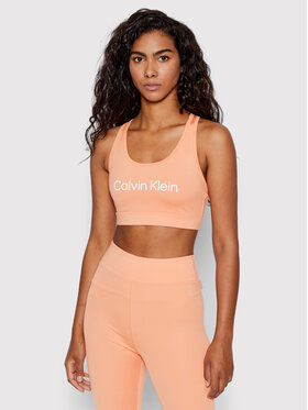 Calvin Klein Performance Calvin Klein Performance Sportovní podprsenka 00GWS2K138 Oranžová