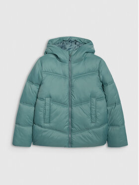 4F 4F Kurtka puchowa OUTERWEAR Khaki Regular Fit