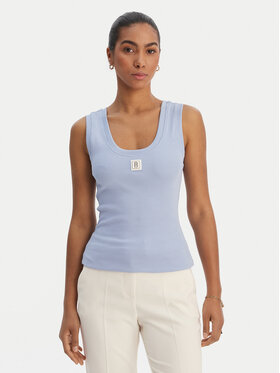 Fracomina Fracomina Top FP26ST2001J40101 Himmelblau Slim Fit