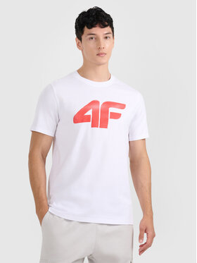 4F 4F T-Shirt NOS Biały Regular Fit