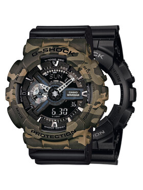 Casio Casio Hodinky SET GA-110-1BER + BEZEL 10507070 + PASEK 10347688 Černá