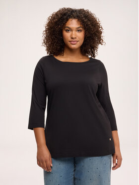 Fiorella Rubino Fiorella Rubino T-Shirt G0CRL009262N033 Czarny Regular Fit
