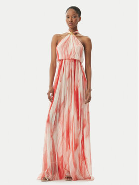 Elisabetta Franchi Elisabetta Franchi Sukienka letnia ABR4752E2 CP9 Czerwony Regular Fit