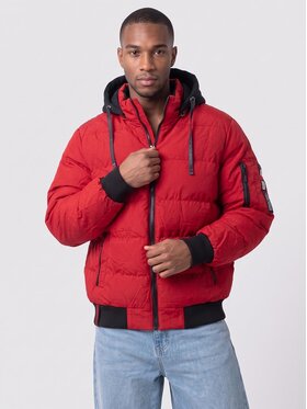 MyStars MyStars Kurtka bomber 133280 Czerwony Regular Fit