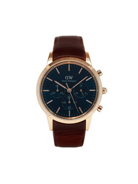 Daniel Wellington Daniel Wellington Годинник Iconic Chronograph St Mawes Arctic DW00100639 Коричневий