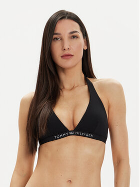Tommy Hilfiger Tommy Hilfiger Bikini pezzo sopra UW0UW05257 Nero