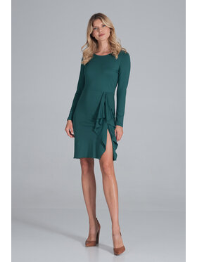 FIGL FIGL Vestito da giorno M839 Verde Regular Fit