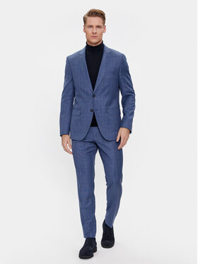 Boss Boss Uzvalks H-Huge-2Pcs-224 50509502 Zils Slim Fit
