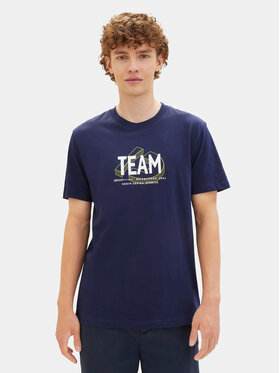 Tom Tailor Denim Tom Tailor Denim Футболка 1040838 Cиній Regular Fit