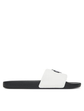 Calvin Klein Jeans Calvin Klein Jeans Klapki Slide Jelly Mono Pu YM0YM01281 Biały