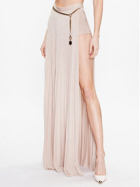 Elisabetta Franchi Elisabetta Franchi Jupe plissée GO-505-32E2-V420 Or Regular Fit