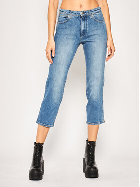 Wrangler Wrangler Jeansy The Retro W22AJX31A 112127791 Niebieski Straight Fit