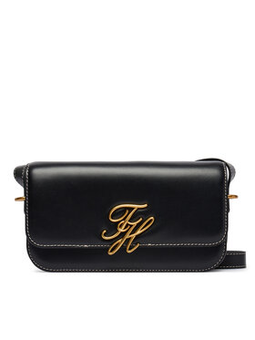 Tommy Hilfiger Tommy Hilfiger Τσάντα Th Script Flap Crossover AW0AW18399 Μαύρο