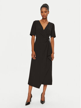 DKNY DKNY Cocktail obleka DD4H1B66 Črna Slim Fit