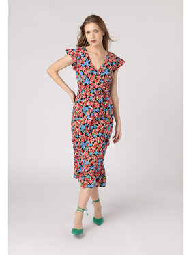 QUIOSQUE QUIOSQUE Sukienka letnia Quiosque 4UB010219 Czarny Regular Fit