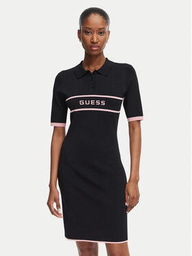 Guess Guess Kasdieninė suknelė G6YK40 Z1082 Juoda Slim Fit