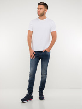 Tommy Hilfiger Tommy Hilfiger Komplet 2 t-shirtów UM0UM01030 Biały Regular Fit
