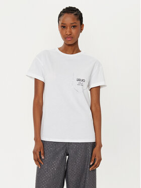 Liu Jo Liu Jo T-Shirt WA5145 J4893 Λευκό Regular Fit