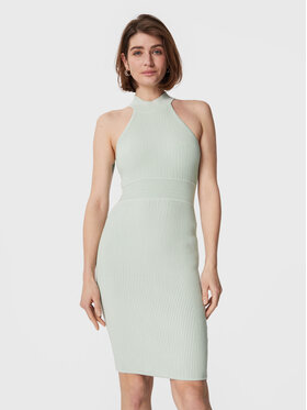 Guess Guess Strickkleid Janice W3RK28 Z2YJ2 Grün Slim Fit