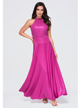 Ombre Ombre Sukienka wieczorowa LA-OM-DLR411 Różowy Regular Fit