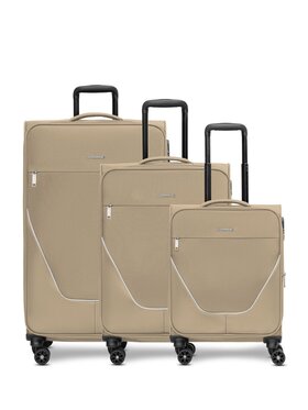 Stratic Stratic Komplet walizek 276300 Brązowy