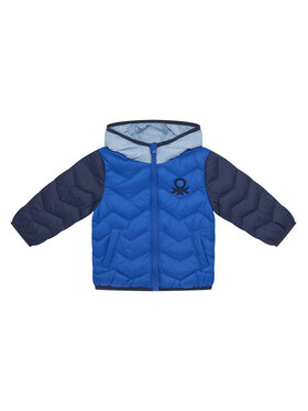 United Colors Of Benetton United Colors Of Benetton Zimné bundy 2TWDGN02V Modrá Regular Fit