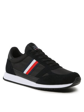 Tommy Hilfiger Tommy Hilfiger Sneakers Runner Lo Vintage Mix FM0FM03431 Noir